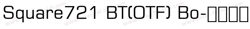 Square721 BT(OTF) Bo字体转换
